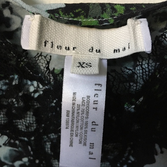 Fleur du Mal 100% Silk Lace Camisole sz XS - Picture 5 of 11